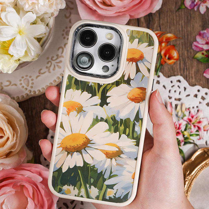 Golden Flower Mystery Bloom Sticker Sheet - 4 Pcs