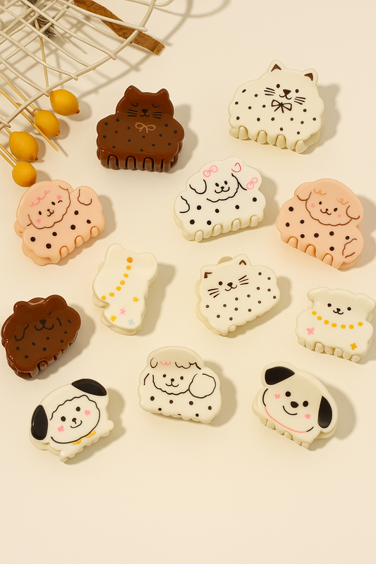 Cute Animal Korean Hair Claw Clip