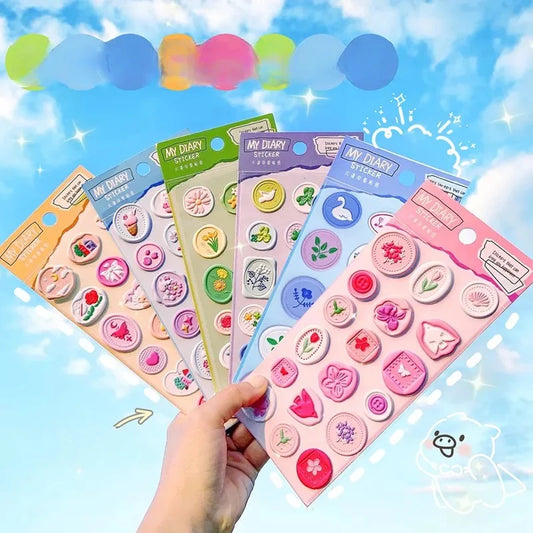 Wax Type Diary Stickers