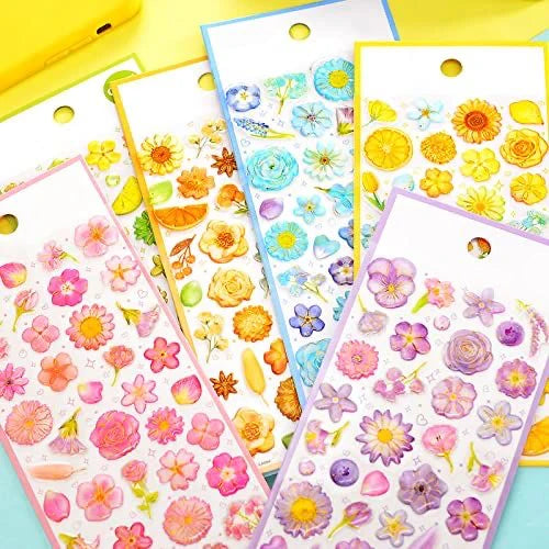 Kawaii 3D Bloom Flower Sticker