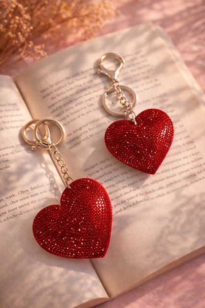 Bling rheinstone keychain / bag charm