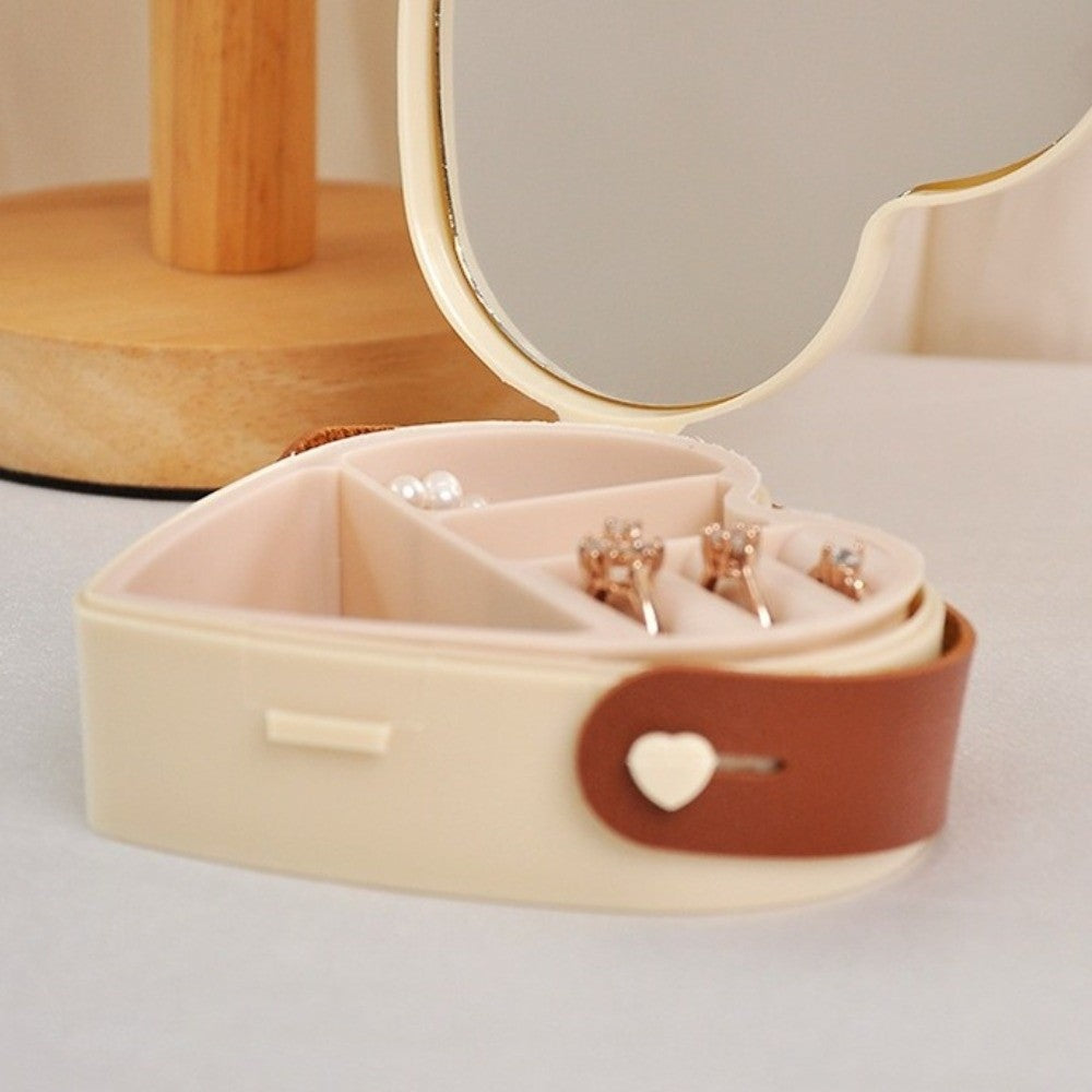 Heart Mirror Jewellery Box