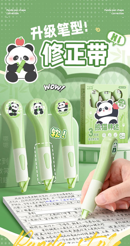 Panda Theme Correction Tape - 4 Pcs