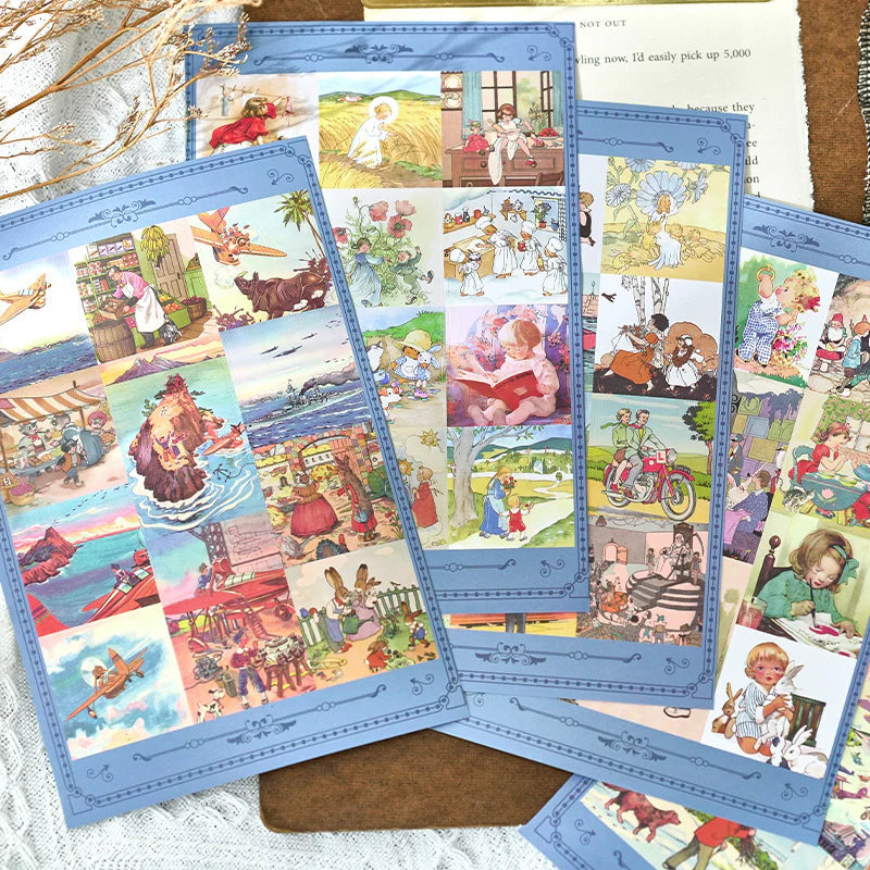 Ancient Retro Sticker Book