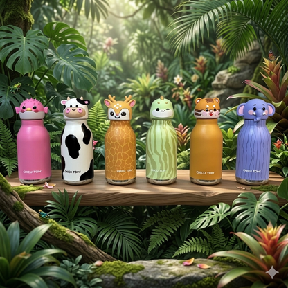 Animal Sipper Bottle Stainless Steel