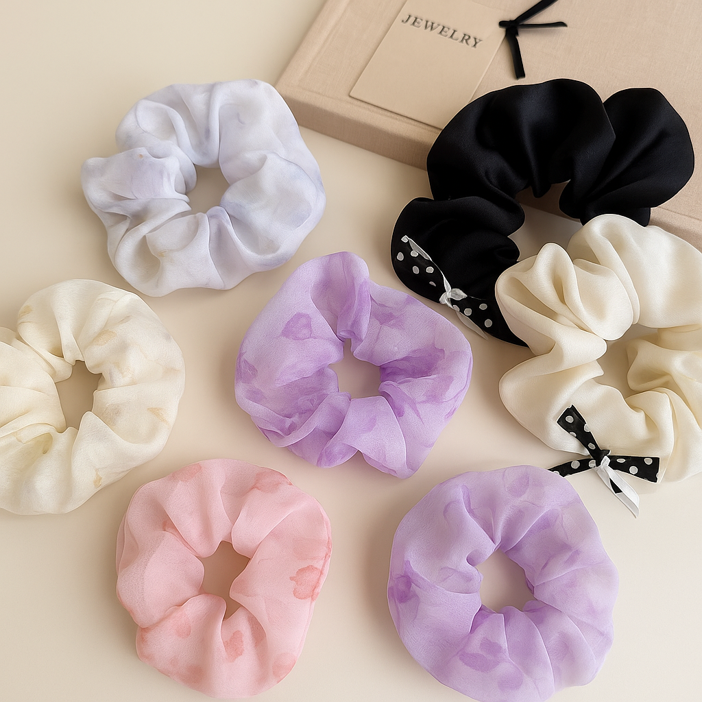 Soft Butterfly Scrunchie