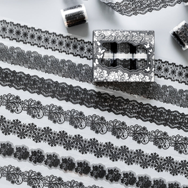 Lace Melody Sticker Roll Set (6 pcs)