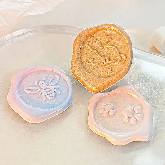 Pastel Wax Seal Sticker