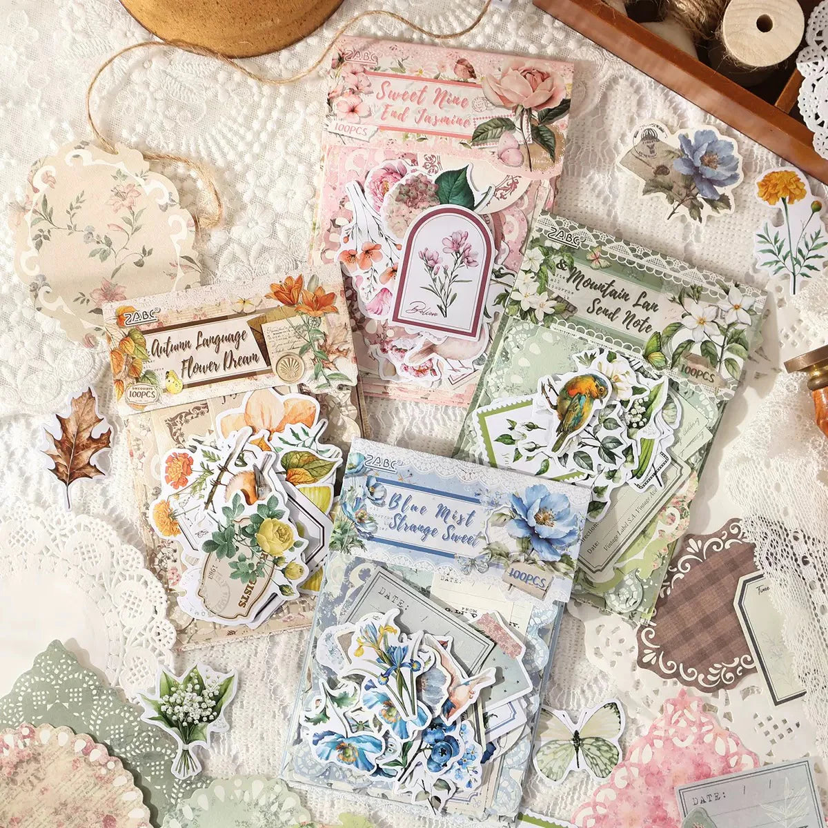Flower 100 Pcs Cut out Set