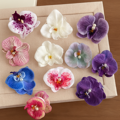 Hawaii Orchid Claw Clip