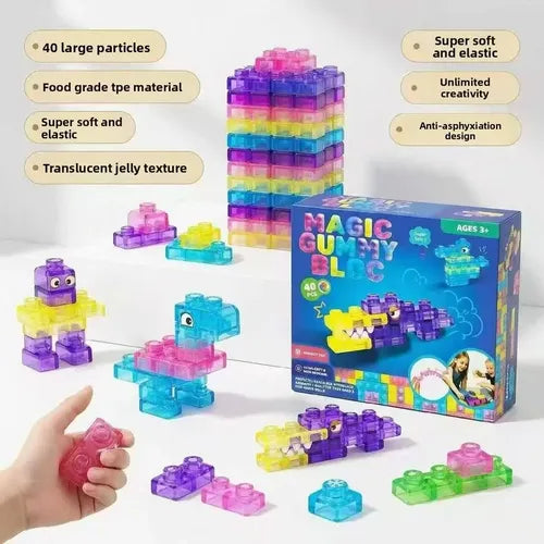 Squish Gummy Blocks - 40pcs