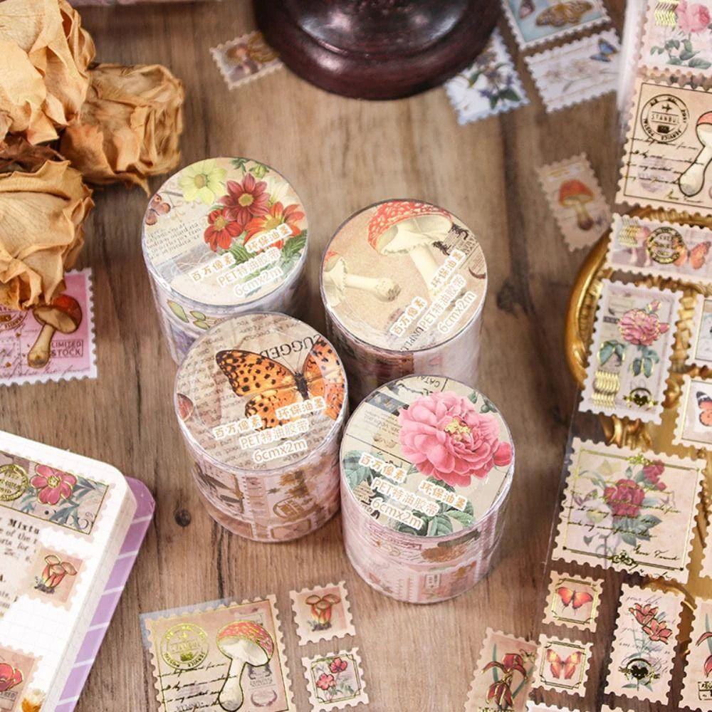 Cute Sticker Roles Cute Vintage Sticker Rolls | Demoda India