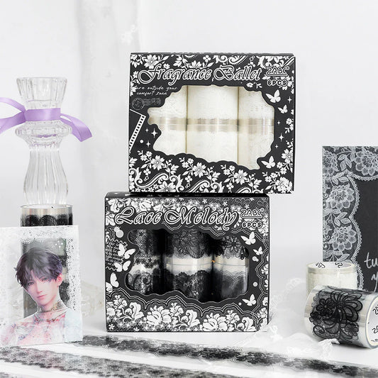 Lace Melody Sticker Roll Set (6 pcs)