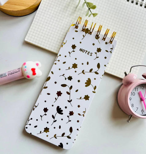 Aesthetic Spiral Notepad / to do diary