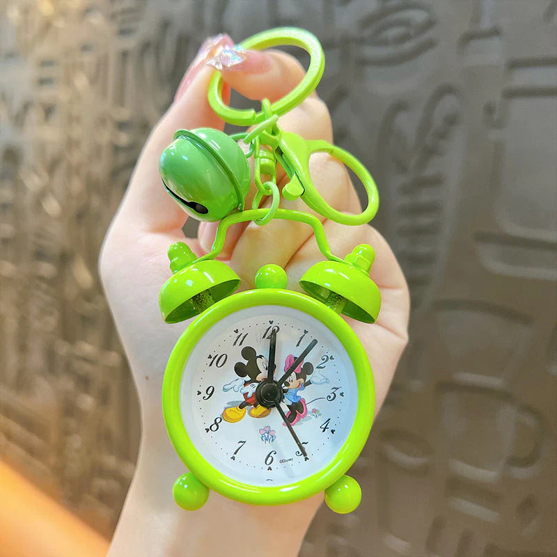 Cute clock alarm kawaii keychain