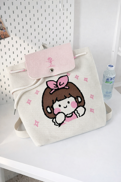 Korean Drawstring sling bag