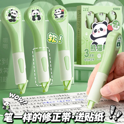 Panda Theme Correction Tape - 4 Pcs