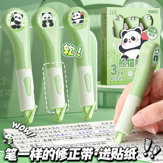 Panda Theme Correction Tape - 4 Pcs