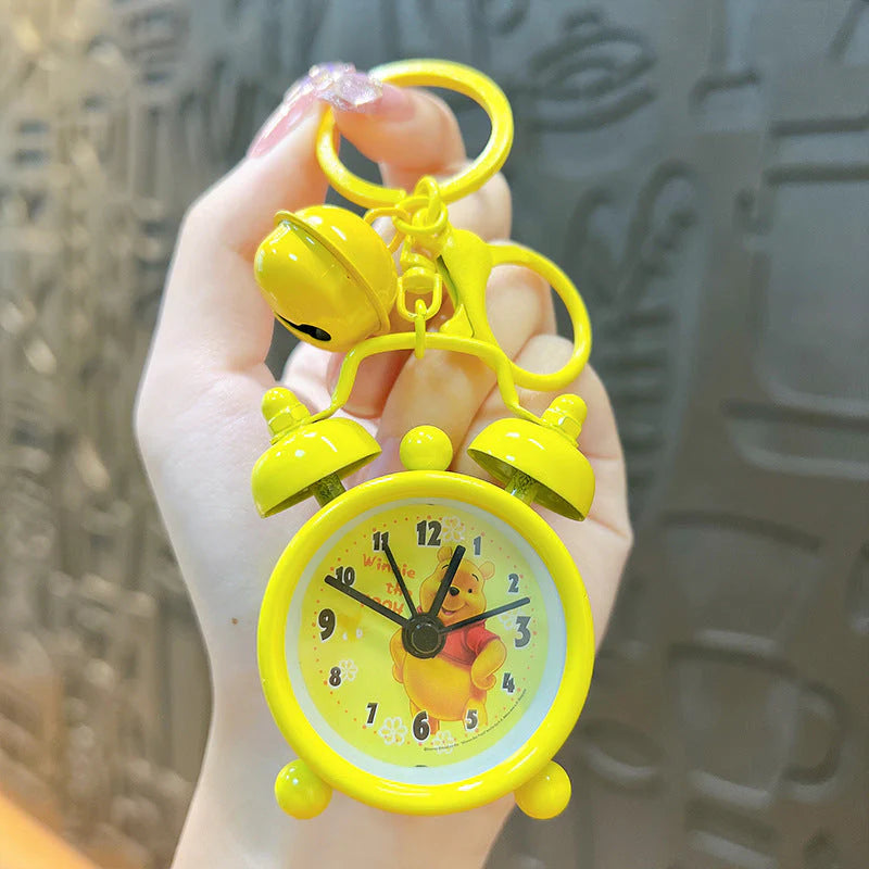 Cute clock alarm kawaii keychain