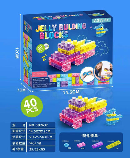 Squish Gummy Blocks - 40pcs