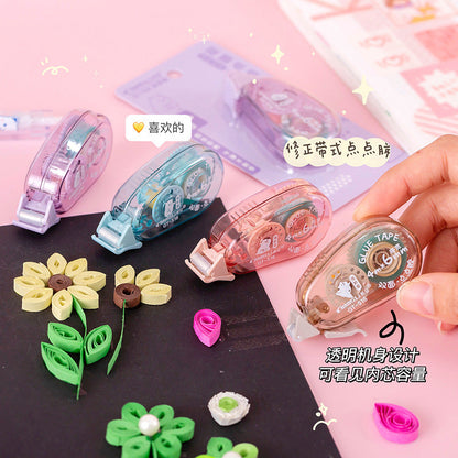 Transparent Mini Pastel Kawaii Glue Tape