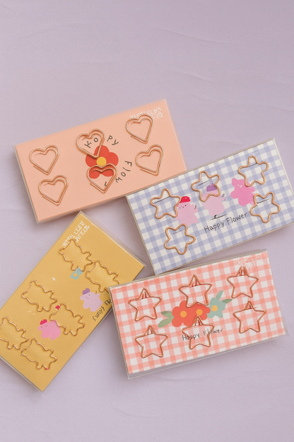 Kawaii Paper Clip set