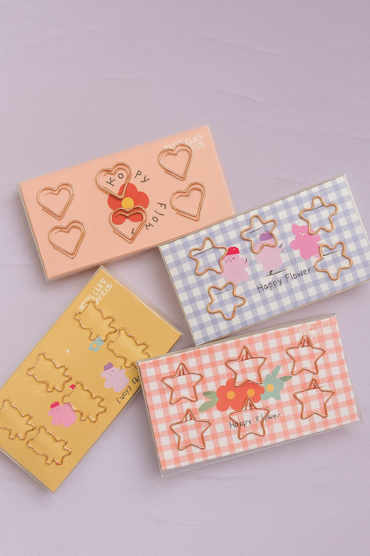 Kawaii Paper Clip set