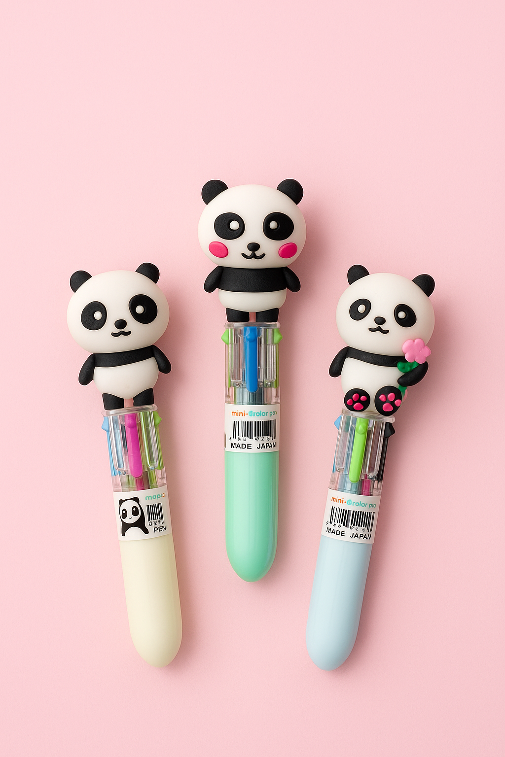 4 In 1 Mini Multi Color Panda Pen