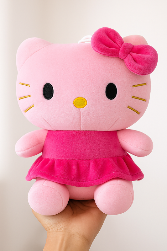 Pink hello kitty soft toy