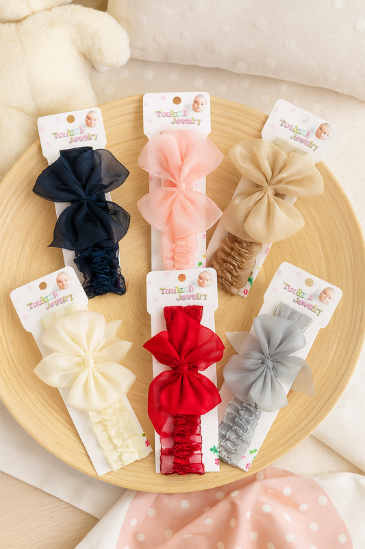 Bow baby hair bands