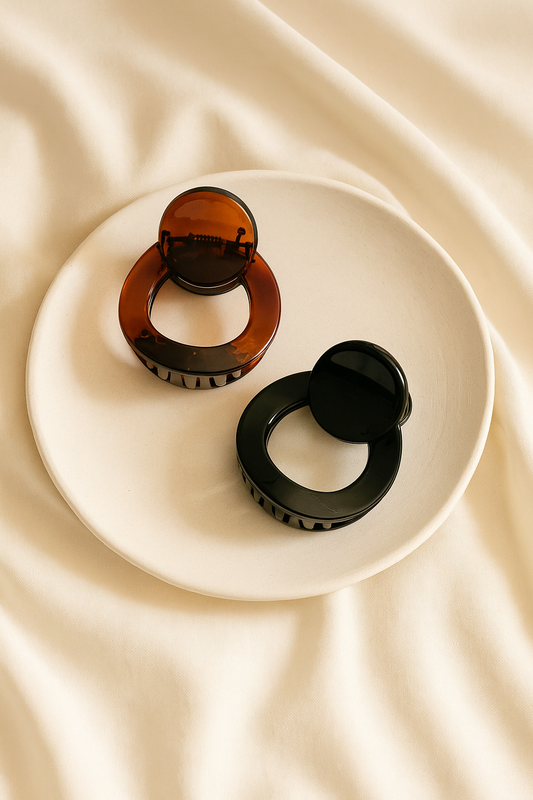 Korean round hair clip