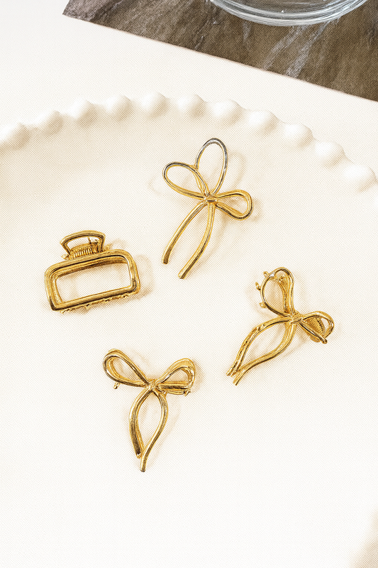 Korean anti tarnish metal claw clip