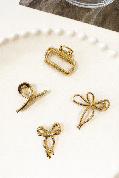 Korean anti tarnish metal claw clip