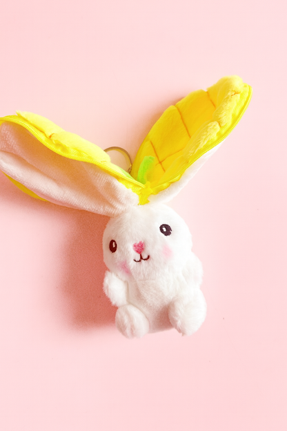 Fruit bunny secret plushy keychain