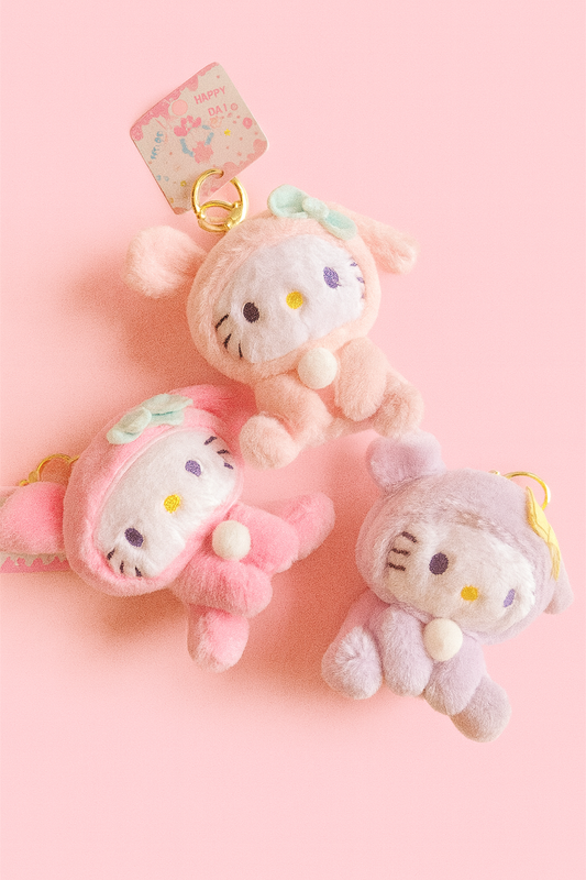 Sanrio plushy keychain