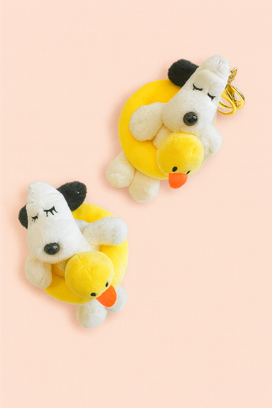 Snoopy plushy keychain