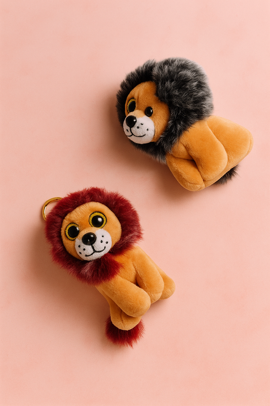 Sheru lion plushy keychain