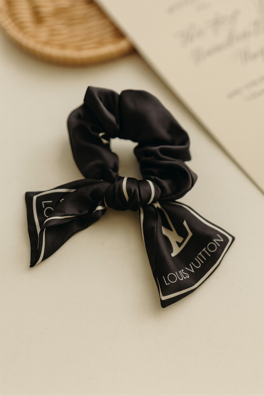 Luxury satin scrunchie