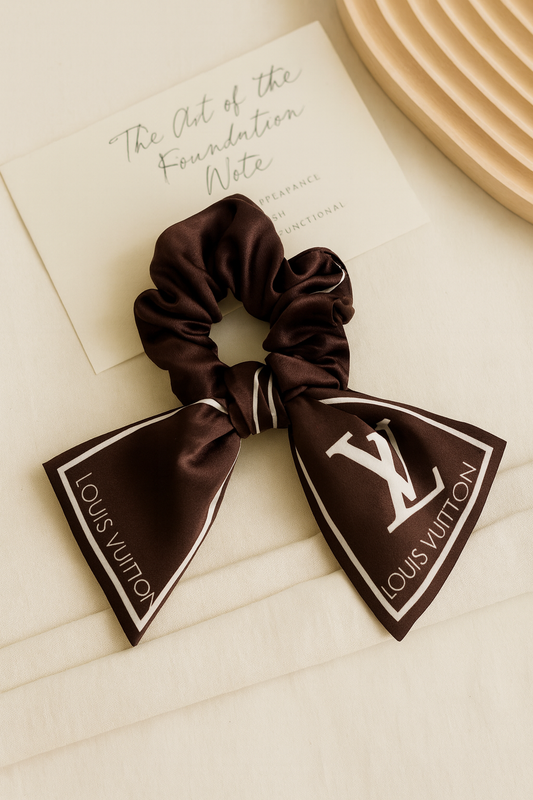 Luxury satin scrunchie