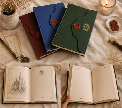 Wizard HP School Crest Journal Diary