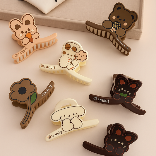 Cute Kawaii T Hair Claw