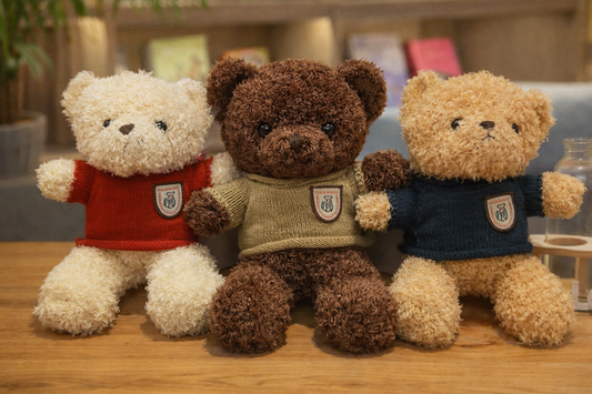 Cute fluffly bear plushy soft toy