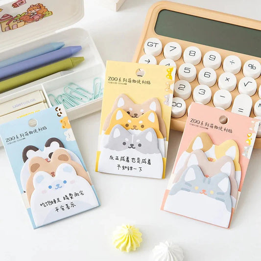Kawaii Animal Sticky Notes