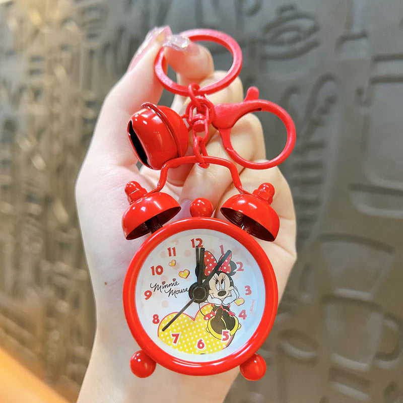 Cute clock alarm kawaii keychain