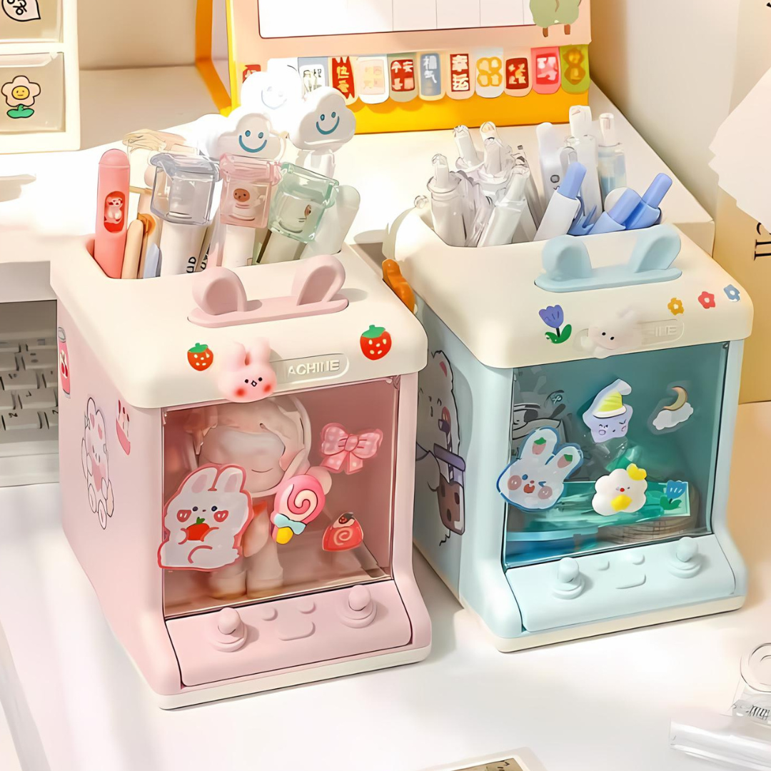 Doll Machine Pen Stand