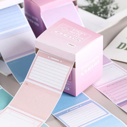 Gradient Sticky Roll Box - 256 Pcs