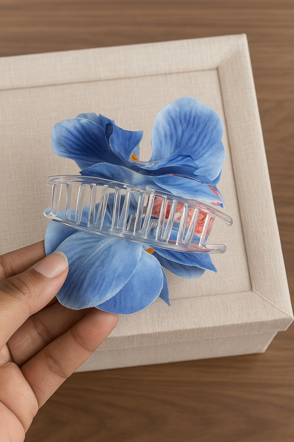 Hawaii Orchid Claw Clip