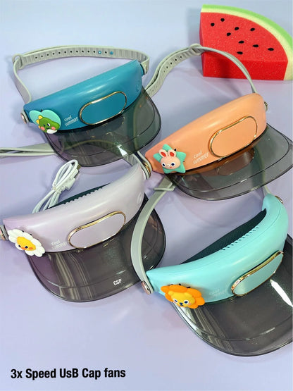 Kids Cute Fan Cap