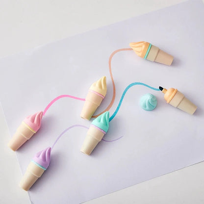 Kawaii Ice Cream Highlighter