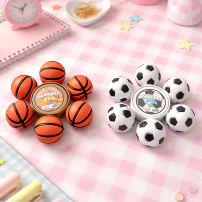 Fidget spinning highlighter